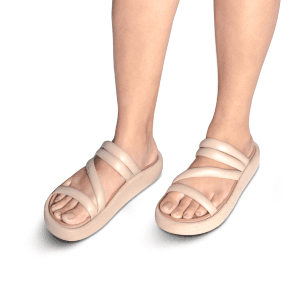 Ladies - J Slides Sandal - BEIGE - Image 2