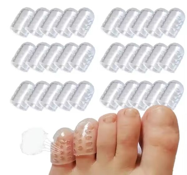 Transparent Gel Toe Protectors (10 pcs) - Image 3