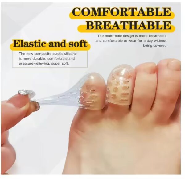 Transparent Gel Toe Protectors (10 pcs)