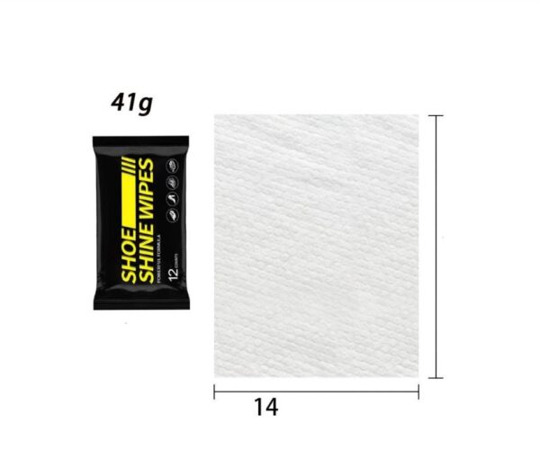 Shoe Shine & Cleaning Wipes – 12pcs Pack - Image 3