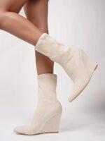 Women Stretch Calf Boots - Champ - Image 2