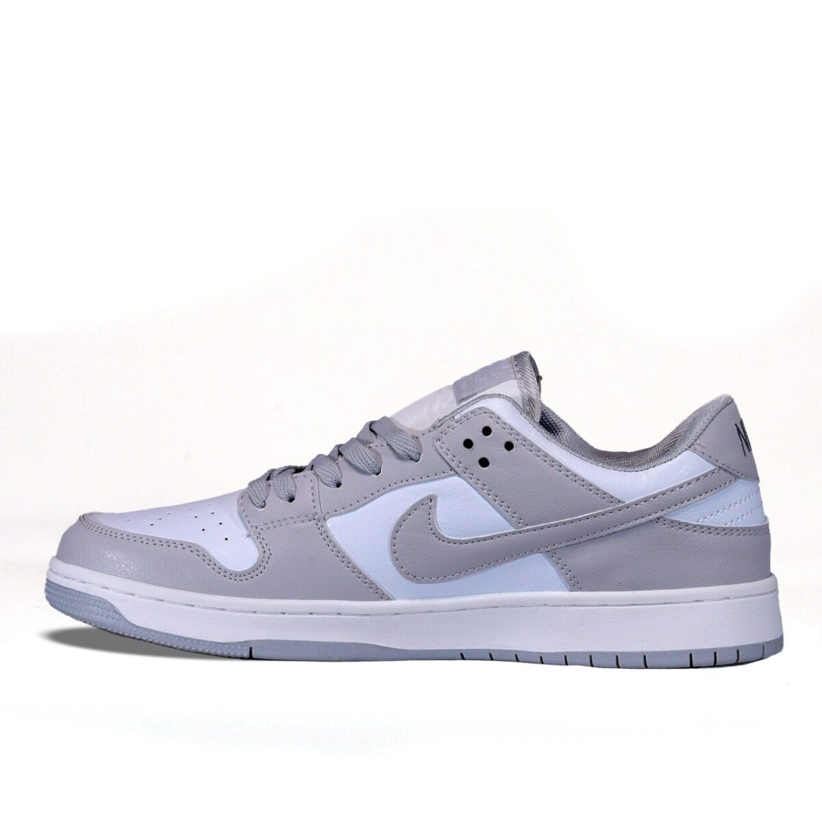 Nike SB Dunk Low - White and Gray - Image 3
