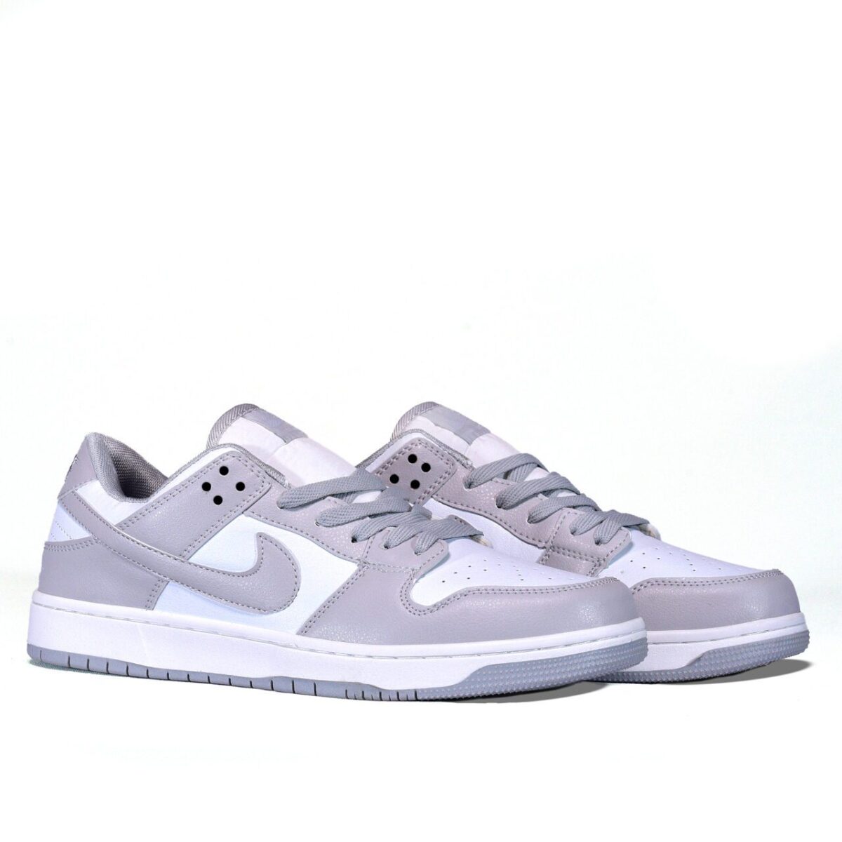 Nike SB Dunk Low - White and Gray - Image 4