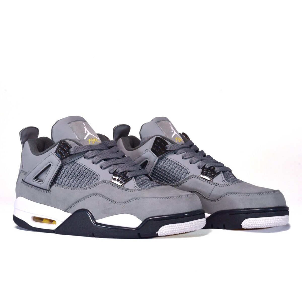 Nike Air Jorden 4 Retro - Gray - Image 5