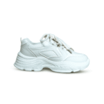 Ladies Chunky Shoe Full Cream