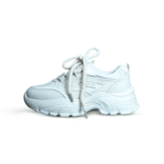 Ladies Chunky Shoe Full Cream - Image 3