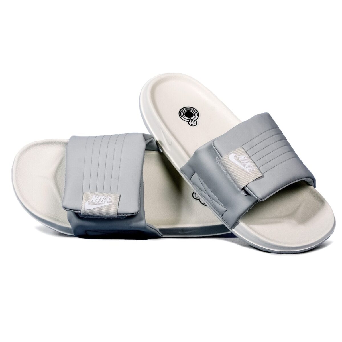 Nike Offcourt Adjust Slide Ash & White - Image 1