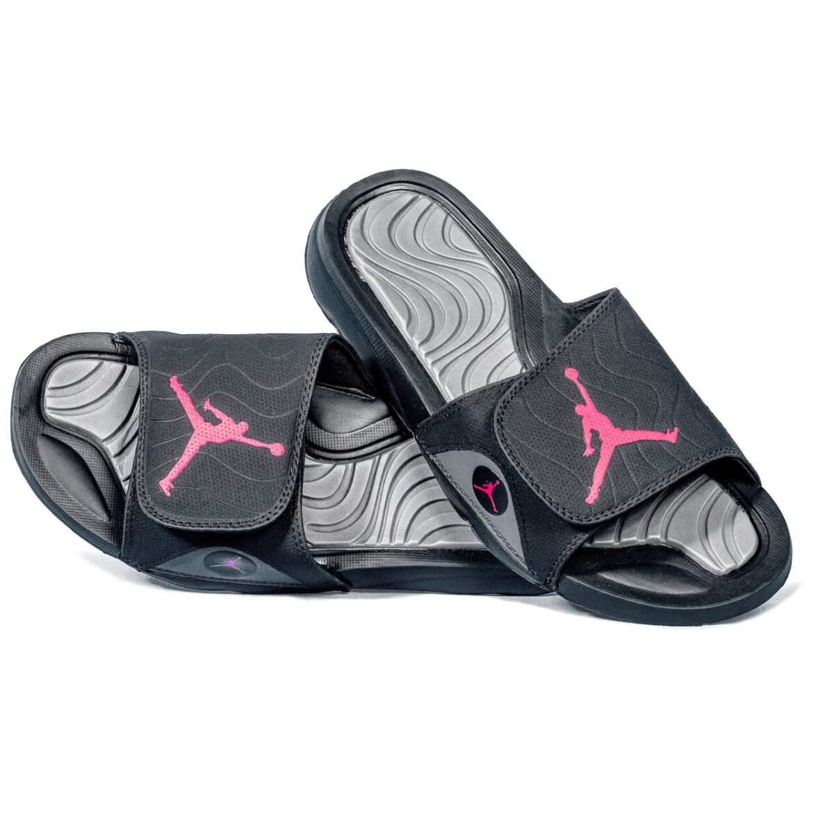 Nike Jordan Hydro 4 Adjust Slide Ash & Black - Image 1
