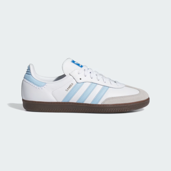 Adidas Samba White & Blue